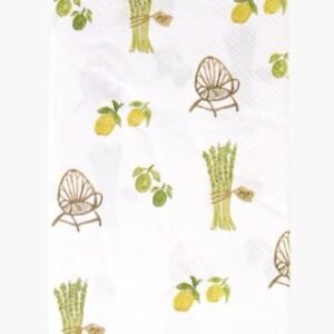 Legumes ruokapaperiservetti moniväri/valkoinen