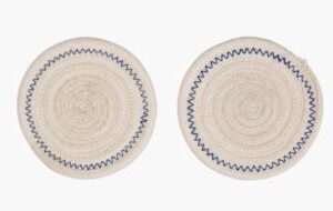 Dalia Bokhari 2kpl lasinalus luonnonvalkoinen