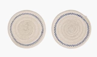 Dalia Bokhari 2kpl lasinalus luonnonvalkoinen