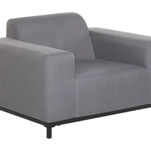 Nojatuoli Hughen 2-pak - Harmaa / Musta