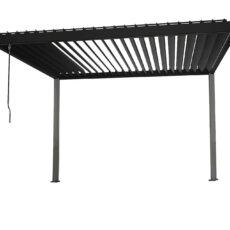 Huvimaja Mirador 300x300x250 cm - Tummanharmaa