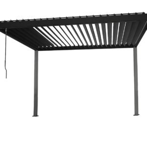 Huvimaja Mirador 300x300x250 cm - Tummanharmaa