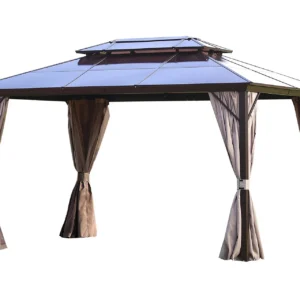 Huvimaja Sunset 300x400x270 cm Polykarbonaatti - Beige