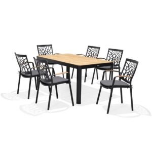 Puutarhakalustesetti Lifestyle Garden Portals 161 cm 6 puunleikkaustuolia - 6 puunleikkaustuolia