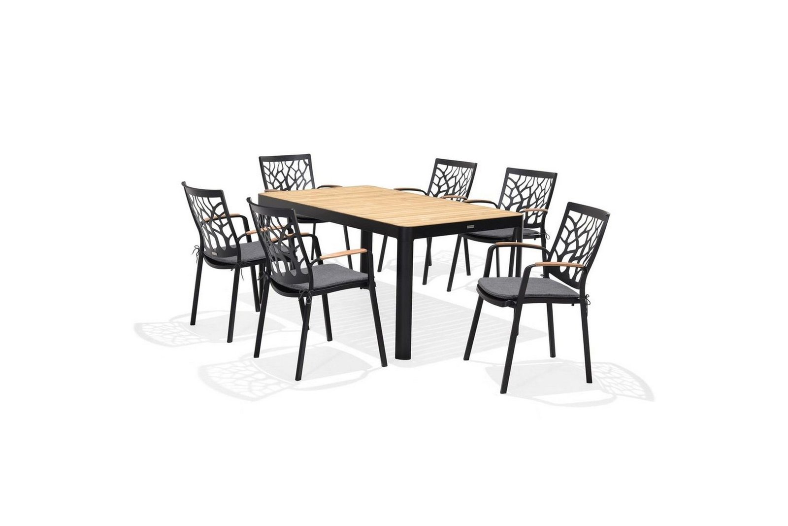 Puutarhakalustesetti Lifestyle Garden Portals 161 cm 6 puunleikkaustuolia - 6 puunleikkaustuolia