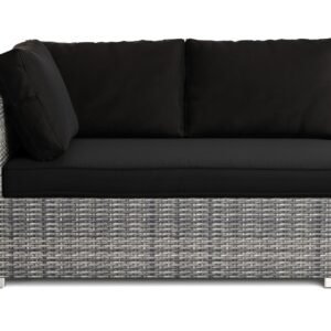 Bahamas Oikea Moduuli Ulkokäyttöön 140 cm Polyrottinkia - Harmaa