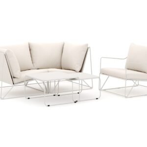 Usteryd ulkosuora 3-istuttava sohva nojatuolilla - Beige/Beige