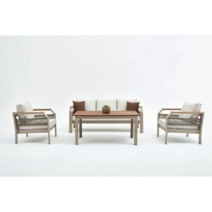 Puutarhan oleskeluryhmä Farra Beige - Beige