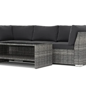 Wisconsin ulkokäyttöön tarkoitettu suora 3-istuttava sohva - Harmaa