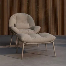 Cala nojatuoli ulkokäyttöön - Beige