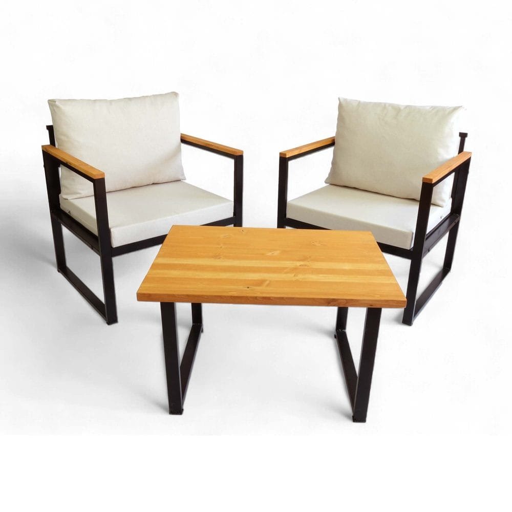 Feylan 2-istuttava Sohvaryhmä Ulkokäyttöön - Beige