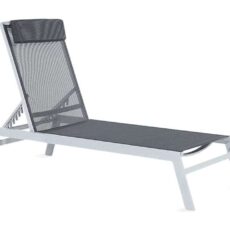 Aurinkosänky Catania II 66x190 cm - Musta
