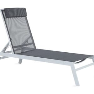 Aurinkosänky Catania II 66x190 cm - Musta