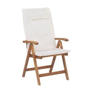 Puutarhatuoli 6 akaasiapuu JAVA Pehmuste - Puu/Luonnonväri