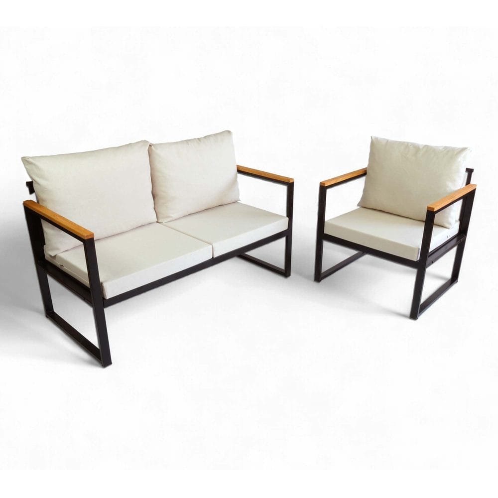 Luvin 3-istuttava Sohvaryhmä Ulkokäyttöön - Beige