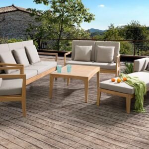 Oleskeluryhmä Pataja 197 cm - Harmaa