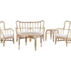 Oleskeluryhmä Pedagne 4:n ist - Rottinki/Beige