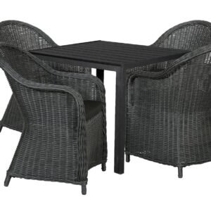 Outfit Noah puutarhapöytä 90x90 cm musta