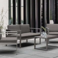 Oleskeluryhmä Tirrena 90 cm - Harmaa