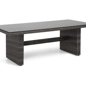 Ruokapöytä Majestic 210x100 cm - Harmaa