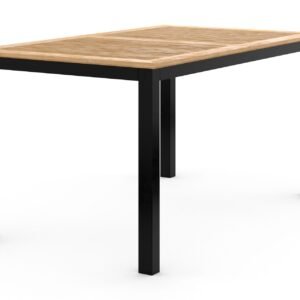 Las Vegas Jatkettava Ruokapöytä 152-210x90 cm - Musta/Tiikki