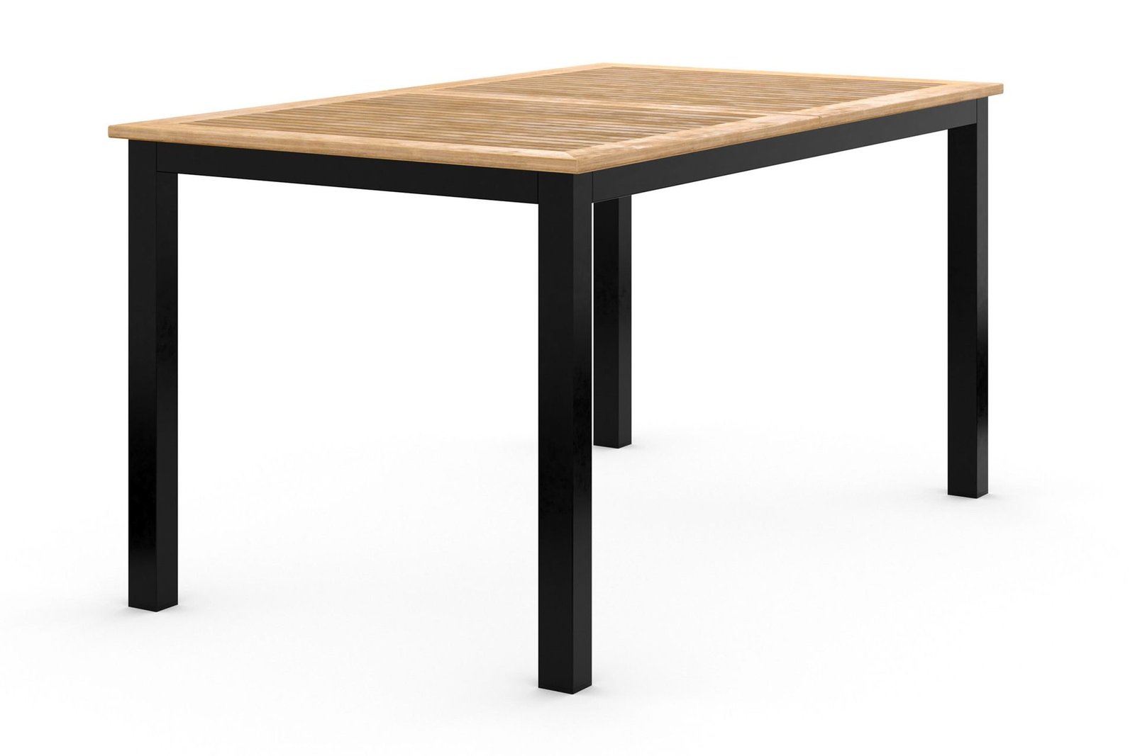 Las Vegas Jatkettava Ruokapöytä 152-210x90 cm - Musta/Tiikki