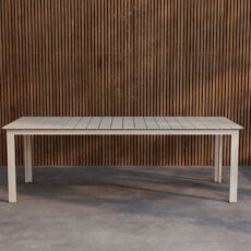 Levels suorakulmainen ruokapöytä 229 cm ulkokäyttöön - Beige