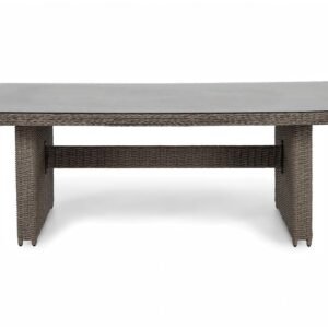 Marcus-ulkokäyttöön tarkoitettu ruokapöytä 160x90 cm - Harmaa