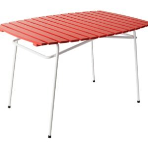 Pöytä Retro 403 punainen/valkoinen - Varax