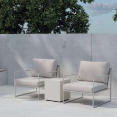 Lissabon kahvilaryhmä ulkokäyttöön - Beige