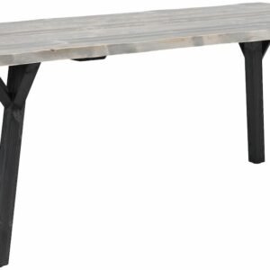 Lana terassilankkupöytä 200x88 cm savunharmaa/musta