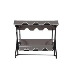 Puutarhan kolmoiskeinutuoli Colomieuan Antrasiitti - Antrasiitti