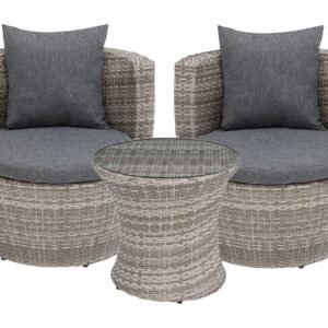 Parvekekalustesetti Capri 54 cm - Harmaa