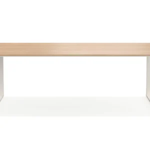 Devon suuri suorakulmainen ulkoruokapöytä 210x100 cm alumiinista - Beige