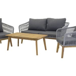 Chania-oleskeluryhmä ulkokäyttöön - Harmaa