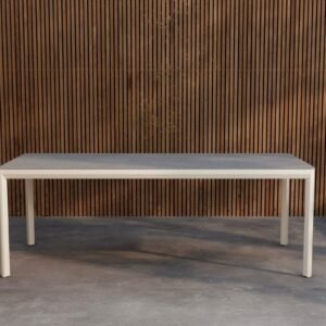 Lino suorakulmainen ruokapöytä 220 cm ulkokäyttöön - Beige