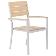 Grosseto Käsinojatuoli - Beige/Valkoinen