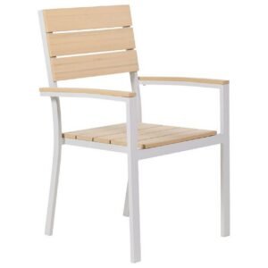 Grosseto Käsinojatuoli - Beige/Valkoinen