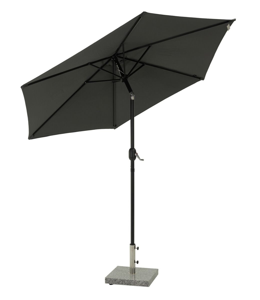 Basic aurinkovarjo 250 cm harmaa