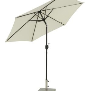 Basic aurinkovarjo 250 cm valkoinen