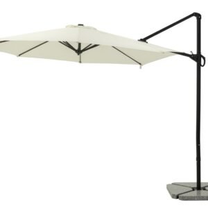 Basic sivuvarjo 300 cm valkoinen