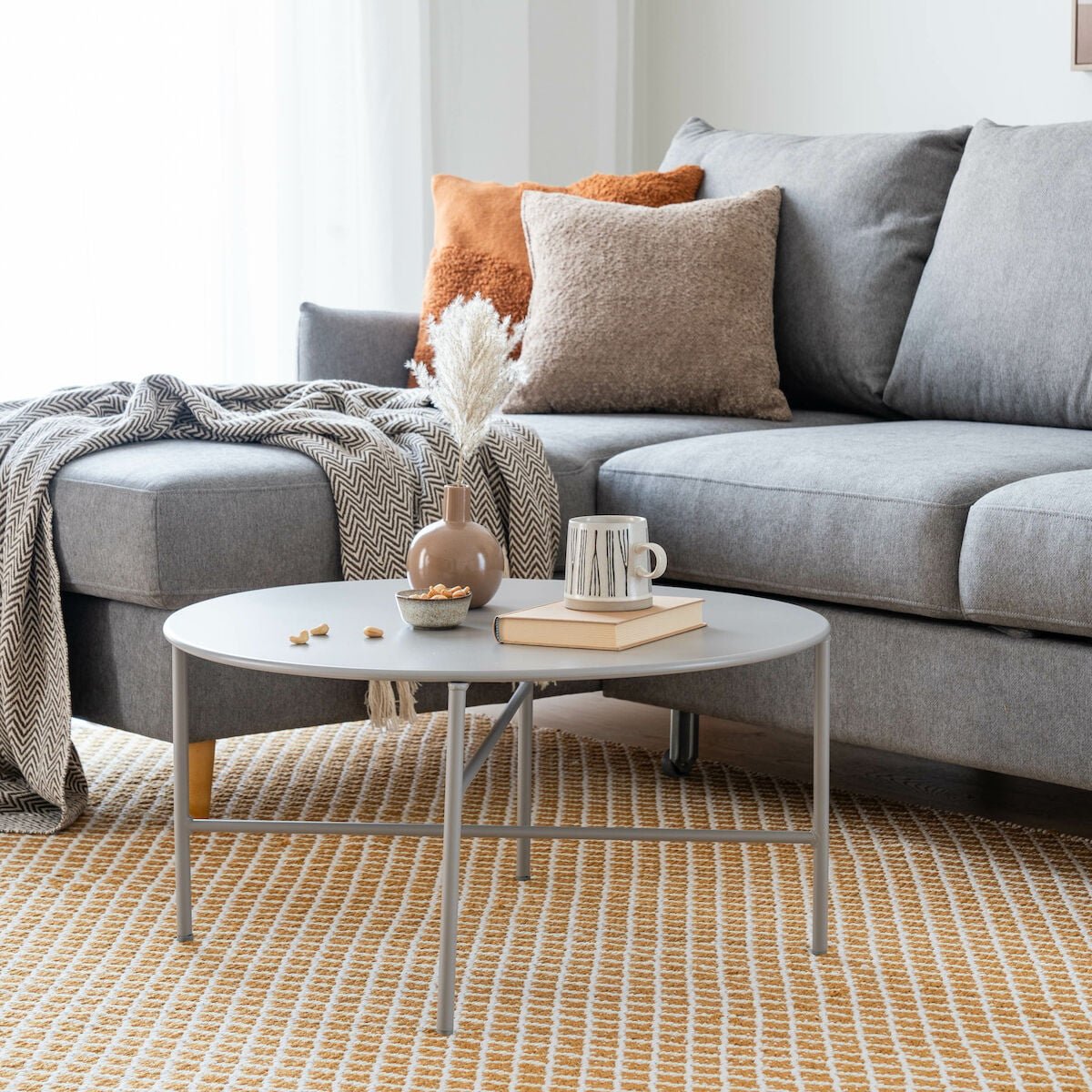 Envy Pesetos sohvapöytä Ø70 cm vaaleanharmaa