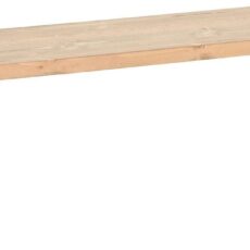 Honka terassipenkki 115x35 cm metallijalalla antiikkipetsattu/valkoinen