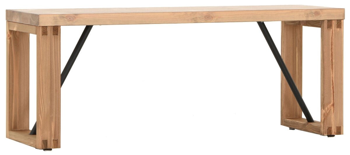 Honka terassipenkki 115x35 cm puujalalla antiikkipetsattu/antiikkipetsattu