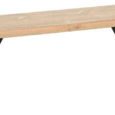 Honka terassipenkki 115x35 cm puujalalla antiikkipetsattu/musta