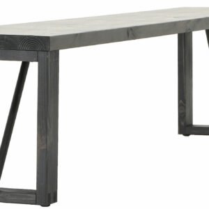 Honka terassipenkki 195x35 cm puujalalla musta