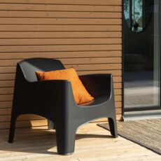 Ibiza nojatuoli musta