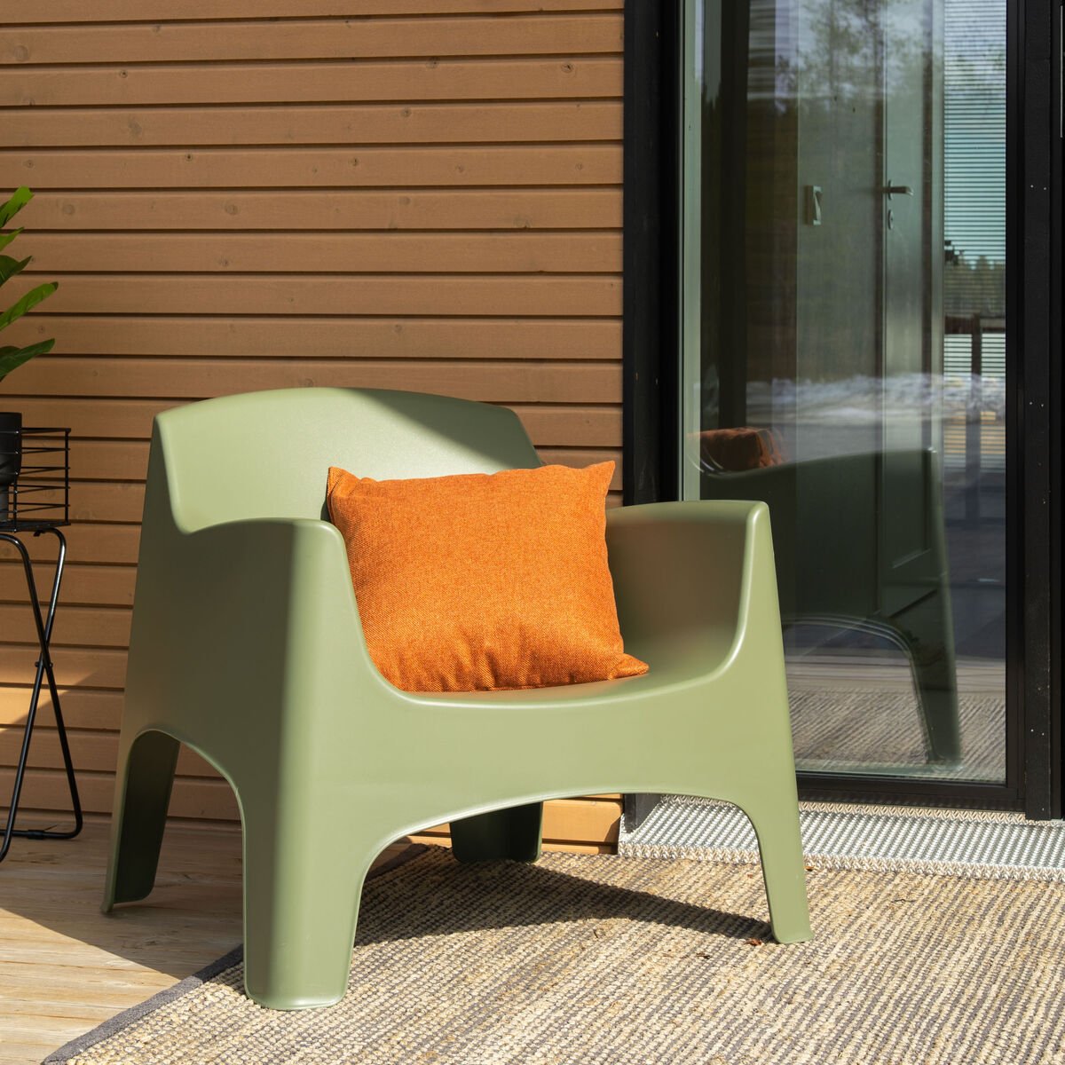 Ibiza nojatuoli tummanvihreä