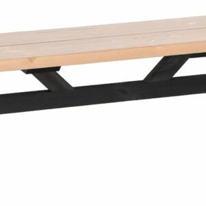 Kalho penkki 185x34 cm antiikki/musta