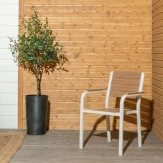 Lumme aintwood tuoli greige/ruskea